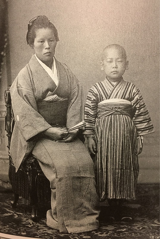 Masayuki with his mother, Kazu